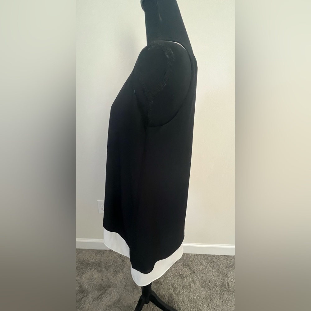 Studio M sleeveless top black and white size Small - Picture 8 of 12